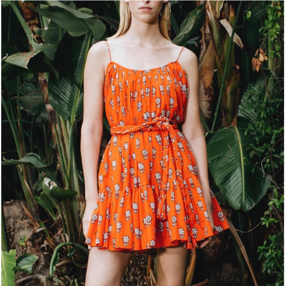 Rhode Nala Cotton Red Dress